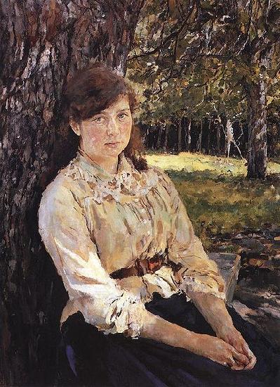 Valentin Serov Girl in the Sunlight. Sweden oil painting art
